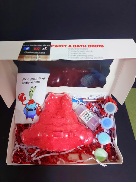 Bath bomb painting kit