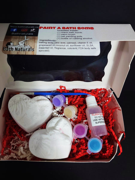 Bath bomb painting kit