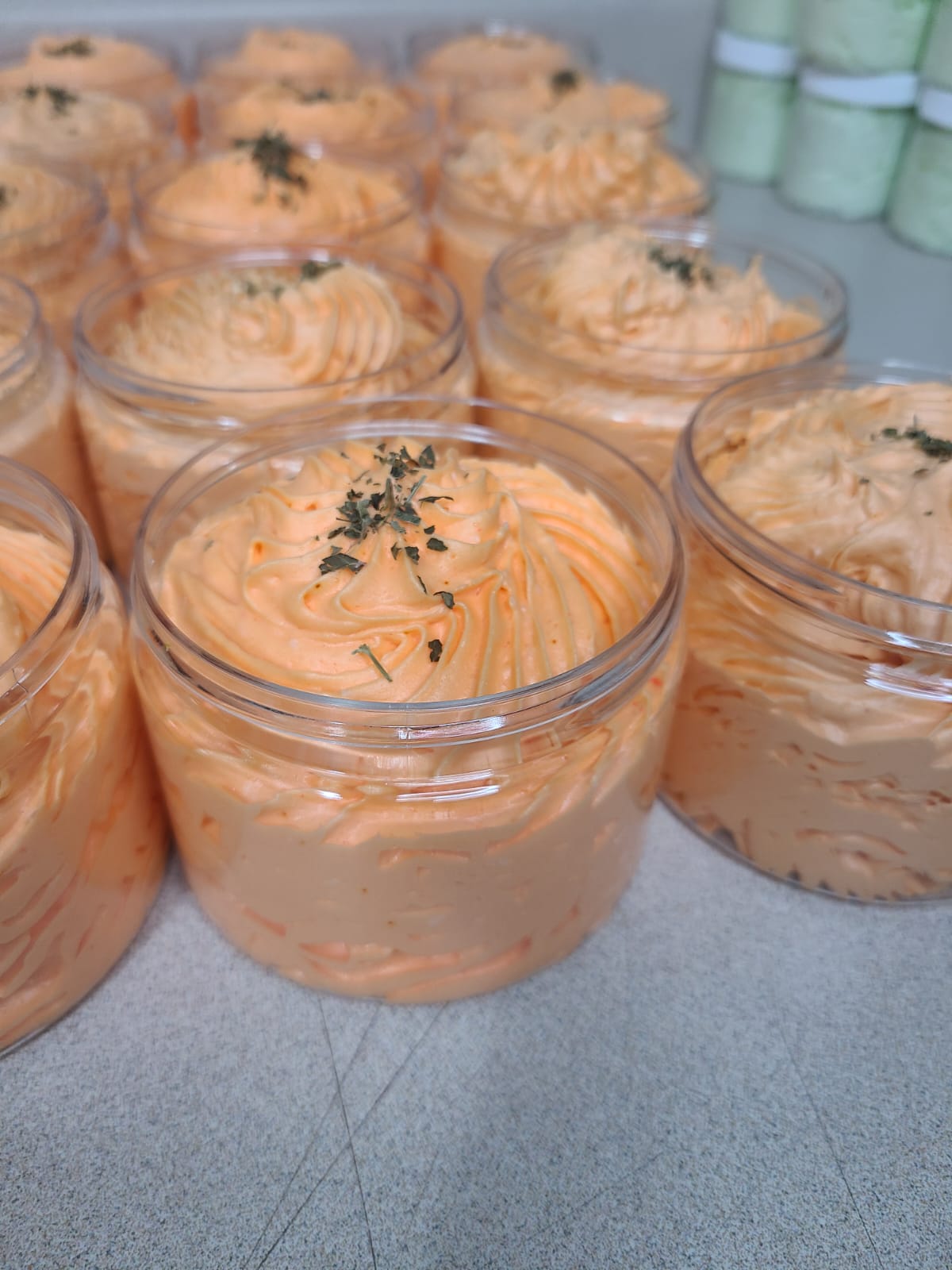 Pumpkin spice whipped soap